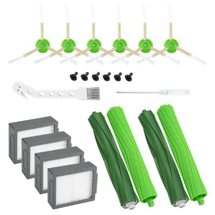 14pcs /Set For IRobot Roomba i7 / i7+ / i3 / E5 / i3+ / i4 / i6 / i6+i8 Series Sweeper Accessories(Main Brush+Filter+Side Brush With Screws Set) - For iRobot Accessories by buy2fix | Online Shopping UK | buy2fix