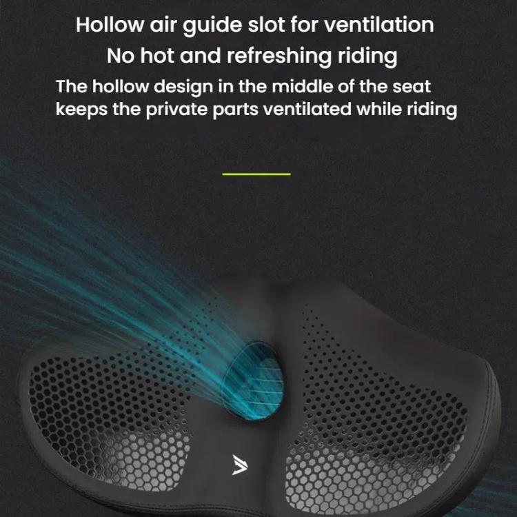 FMFXTRA Thickened Bicycle Saddle Mountain Bike Shaped Saddle, Color: Brown - Bicycle Saddle by FMFXTRA | Online Shopping UK | buy2fix