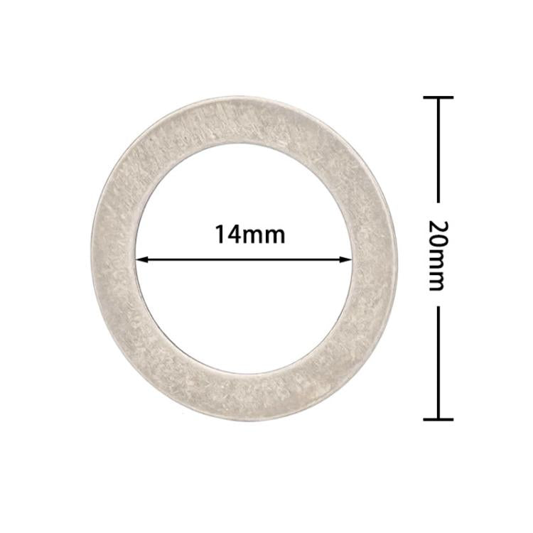 20pcs ZTTO Bicycle Pedal Stainless Steel Washer Mountain Bike Disc Protection Gasket - Others by ZTTO | Online Shopping UK | buy2fix