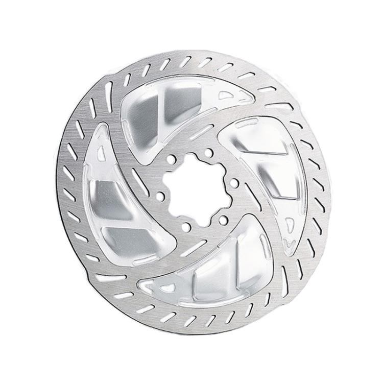 RACEWORK RK152 Mountain Bike Six-nail Heat Dissipation Wear-resistant Disc(Silver 140mm) - Bicycle Brake Parts by RACEWORK | Online Shopping UK | buy2fix