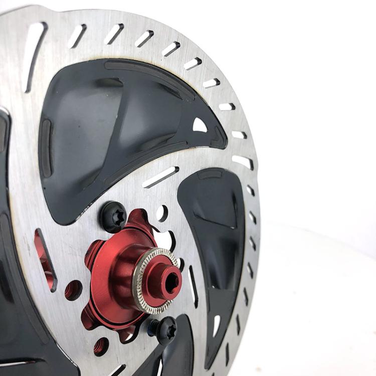 RACEWORK RK152 Mountain Bike Six-nail Heat Dissipation Wear-resistant Disc(Black 140mm) - Bicycle Brake Parts by RACEWORK | Online Shopping UK | buy2fix