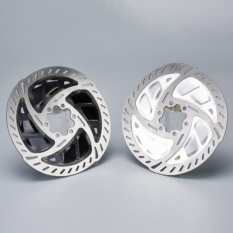 RACEWORK RK152 Mountain Bike Six-nail Heat Dissipation Wear-resistant Disc(Silver 140mm) - Bicycle Brake Parts by RACEWORK | Online Shopping UK | buy2fix