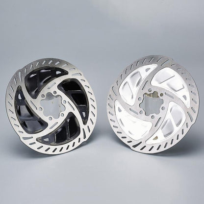 RACEWORK RK152 Mountain Bike Six-nail Heat Dissipation Wear-resistant Disc(Black 140mm) - Bicycle Brake Parts by RACEWORK | Online Shopping UK | buy2fix