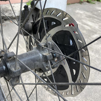 RACEWORK RK152 Mountain Bike Six-nail Heat Dissipation Wear-resistant Disc(Silver 160mm) - Bicycle Brake Parts by RACEWORK | Online Shopping UK | buy2fix