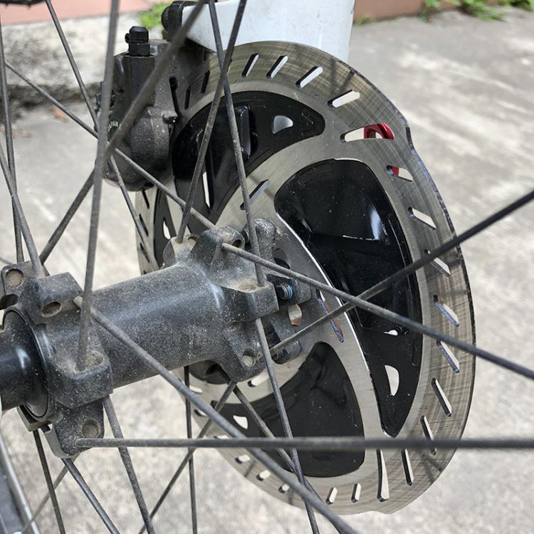 RACEWORK RK152 Mountain Bike Six-nail Heat Dissipation Wear-resistant Disc(Black 160mm) - Bicycle Brake Parts by RACEWORK | Online Shopping UK | buy2fix