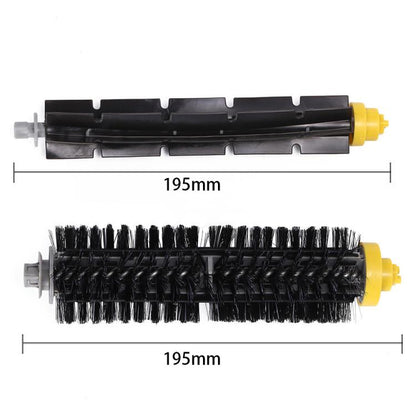 8pcs /Set For IRobot Roomba 700/780 Series Sweeping Robot Accessories 4 HEPA Filter +2 Side Brush +1pair Main Brush(Yellow) - For iRobot Accessories by buy2fix | Online Shopping UK | buy2fix