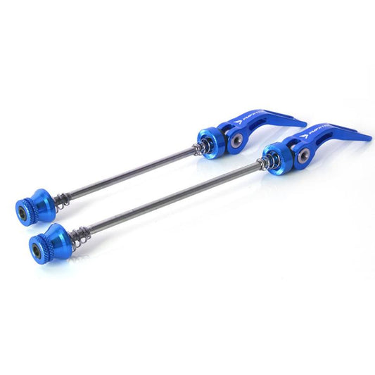 FMFXTRA JX77 Bicycle Quick Release Lever Aluminum Alloy CNC Crafted Axle(Blue) - Quick Release by FMFXTRA | Online Shopping UK | buy2fix