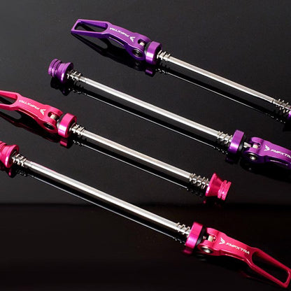 FMFXTRA JX77 Bicycle Quick Release Lever Aluminum Alloy CNC Crafted Axle(Black) - Quick Release by FMFXTRA | Online Shopping UK | buy2fix