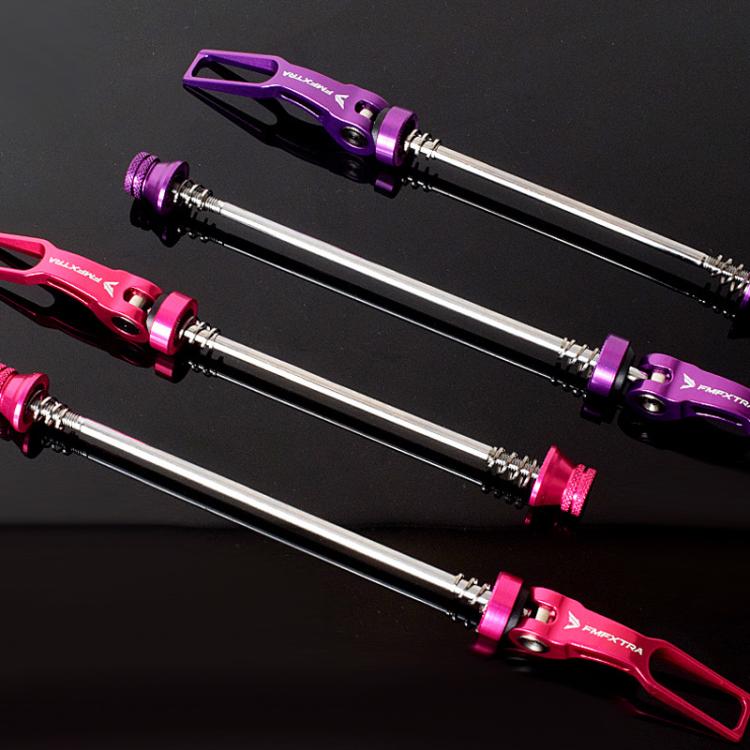 FMFXTRA JX77 Bicycle Quick Release Lever Aluminum Alloy CNC Crafted Axle(Purple) - Quick Release by FMFXTRA | Online Shopping UK | buy2fix