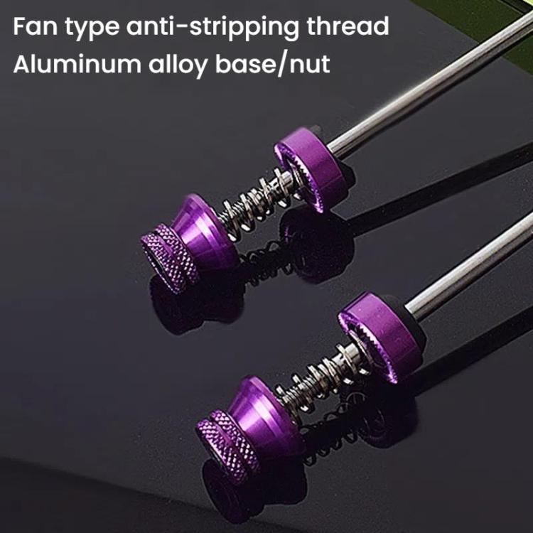 FMFXTRA JX77 Bicycle Quick Release Lever Aluminum Alloy CNC Crafted Axle(Purple) - Quick Release by FMFXTRA | Online Shopping UK | buy2fix