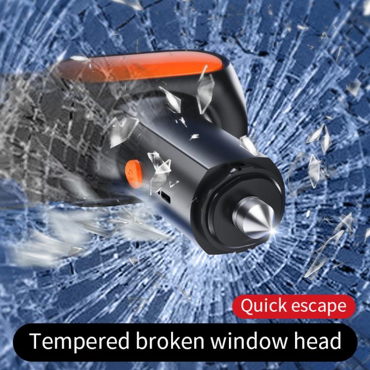 HD001 Portable Multifunctional Car Cordless Vacuum Cleaner Safety Hammer Suction Blower All In One Machine, Style: Brushless - Vacuum Cleaner by buy2fix | Online Shopping UK | buy2fix