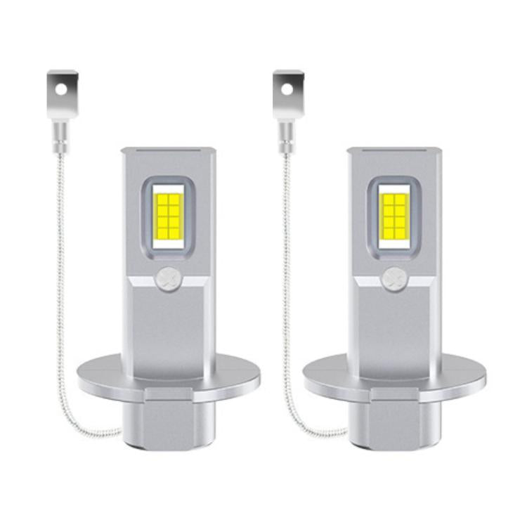 2pcs Mini 1:1 Direct Plug Car LED Headlight Bulb, Specifications: H3(White Light) - Halogen Lights by buy2fix | Online Shopping UK | buy2fix