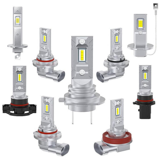 2pcs Mini 1:1 Direct Plug Car LED Headlight Bulb, Specifications: H3(White Light) - Halogen Lights by buy2fix | Online Shopping UK | buy2fix