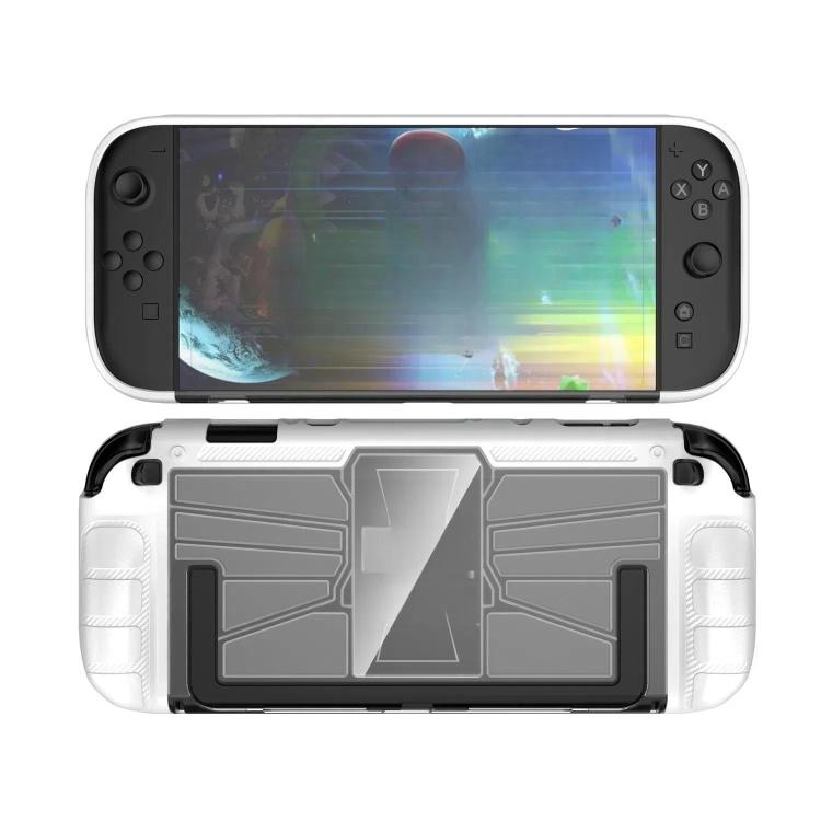 For Nintendo Switch 2 Game Console TPU + PC One-piece Case Shockproof Shell(White) - Cases by buy2fix | Online Shopping UK | buy2fix