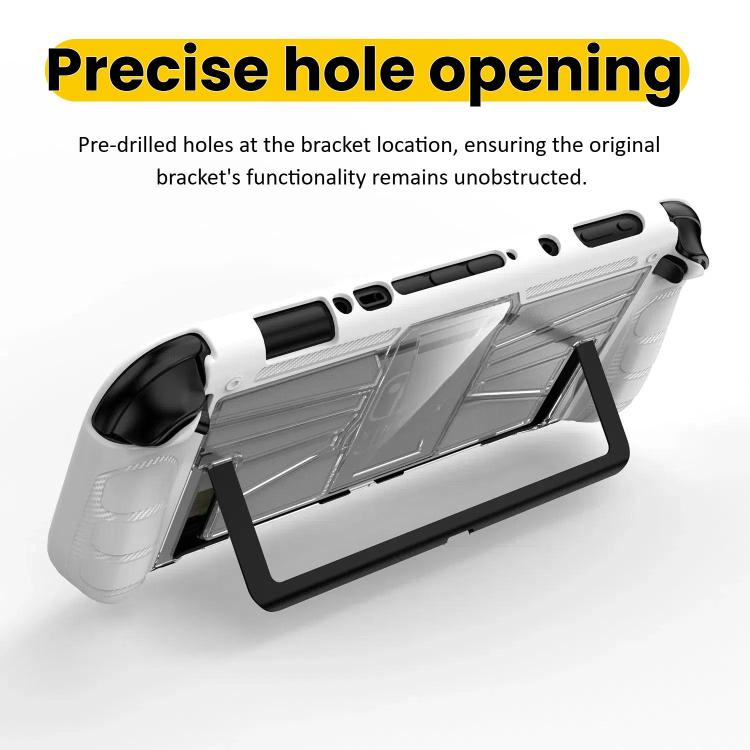 For Nintendo Switch 2 Game Console TPU + PC One-piece Case Shockproof Shell(White) - Cases by buy2fix | Online Shopping UK | buy2fix