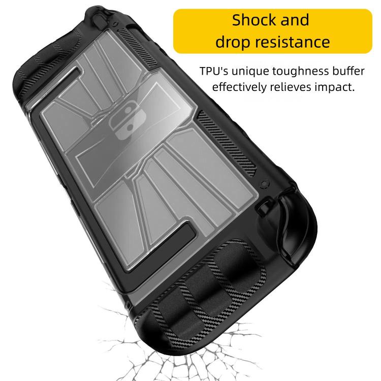 For Nintendo Switch 2 Game Console TPU + PC One-piece Case Shockproof Shell(Black) - Cases by buy2fix | Online Shopping UK | buy2fix