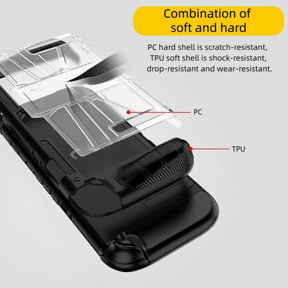 For Nintendo Switch 2 Game Console TPU + PC One-piece Case Shockproof Shell(Black) - Cases by buy2fix | Online Shopping UK | buy2fix