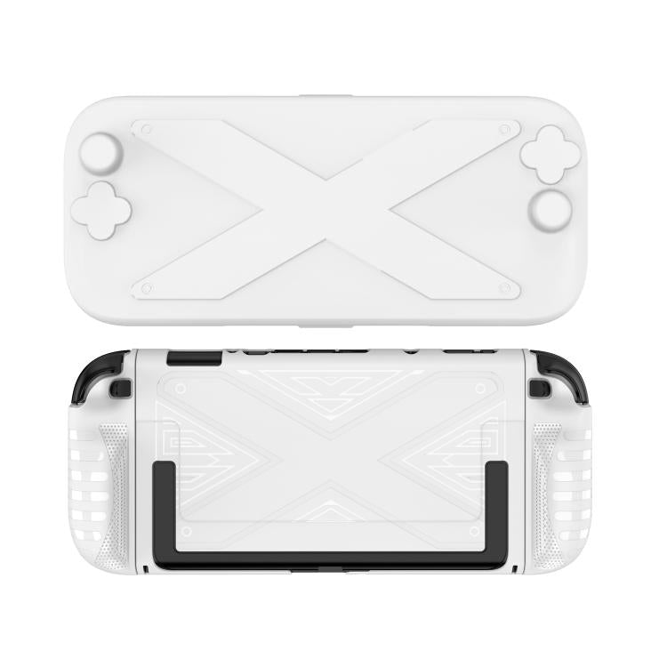 For Nintendo Switch 2 PC + TPU Split Cover With Panel Set Protective Shell(White) - Cases by buy2fix | Online Shopping UK | buy2fix