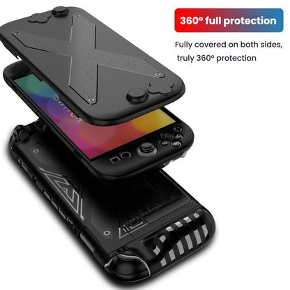 For Nintendo Switch 2 PC + TPU Split Cover With Panel Set Protective Shell(Black) - Cases by buy2fix | Online Shopping UK | buy2fix