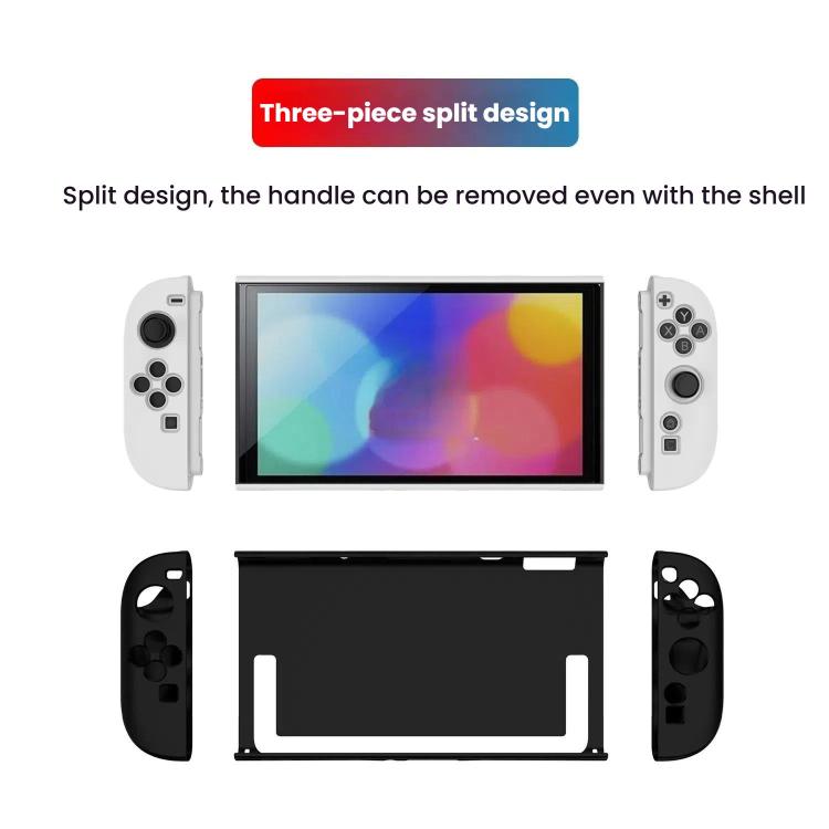 For Nintendo Switch 2 PC + TPU Split Cover With Panel Set Protective Shell(Black) - Cases by buy2fix | Online Shopping UK | buy2fix