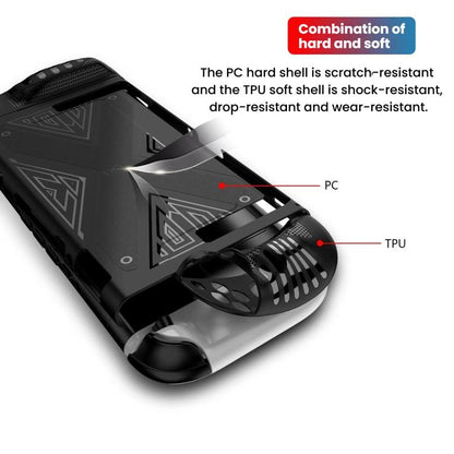 For Nintendo Switch 2 PC + TPU Split Cover With Panel Set Protective Shell(White) - Cases by buy2fix | Online Shopping UK | buy2fix