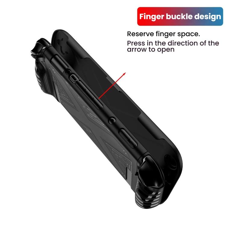 For Nintendo Switch 2 PC + TPU Split Cover With Panel Set Protective Shell(Black) - Cases by buy2fix | Online Shopping UK | buy2fix