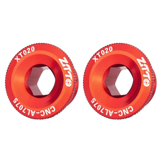 2pcs ZTTO Bicycle Aluminum Alloy Crank Cover Mountain Bike Crank Screws, Style: M20 Red - Screws by ZTTO | Online Shopping UK | buy2fix