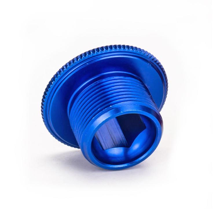 2pcs ZTTO Bicycle Aluminum Alloy Crank Cover Mountain Bike Crank Screws, Style: M18 Blue - Screws by ZTTO | Online Shopping UK | buy2fix