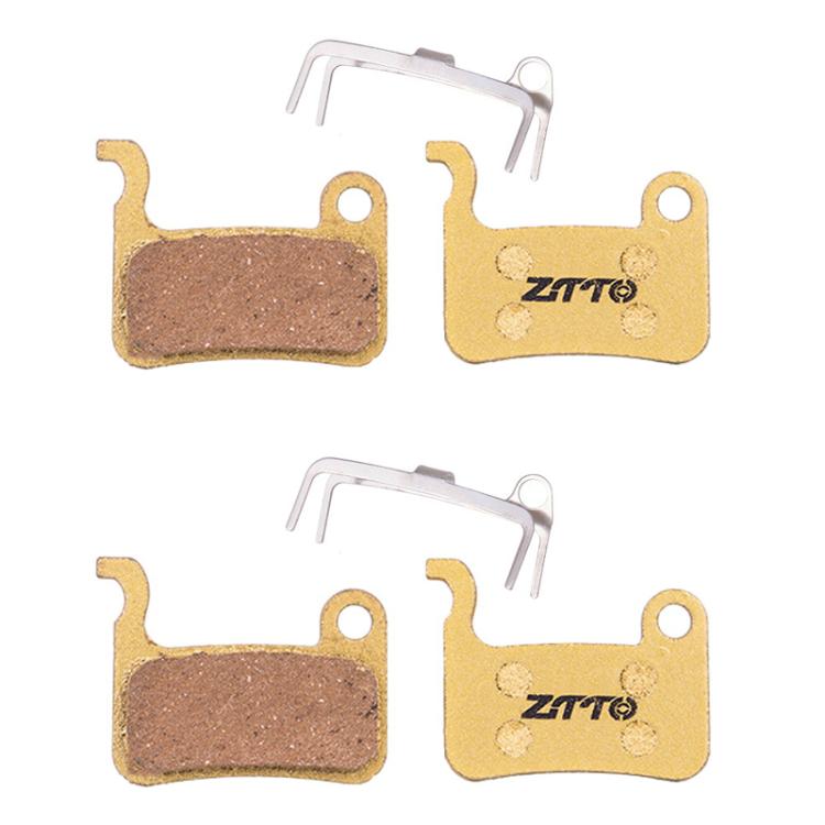 2pairs ZTTO Mountain Bike Full Metal Copper Base Lining Oil Disc Block Brake Pad, Model: MJ-01D - Bicycle Brake Parts by ZTTO | Online Shopping UK | buy2fix