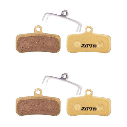 2pairs ZTTO Mountain Bike Full Metal Copper Base Lining Oil Disc Block Brake Pad, Model: MJ-01E - Bicycle Brake Parts by ZTTO | Online Shopping UK | buy2fix