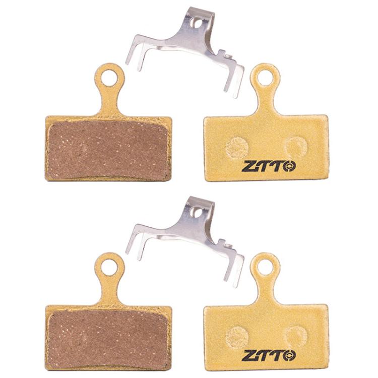2pairs ZTTO Mountain Bike Full Metal Copper Base Lining Oil Disc Block Brake Pad, Model: MJ-01F - Bicycle Brake Parts by ZTTO | Online Shopping UK | buy2fix