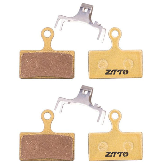 2pairs ZTTO Mountain Bike Full Metal Copper Base Lining Oil Disc Block Brake Pad, Model: MJ-01F - Bicycle Brake Parts by ZTTO | Online Shopping UK | buy2fix