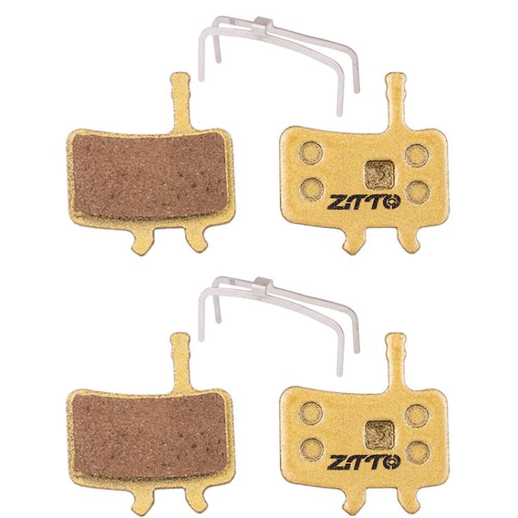 2pairs ZTTO Mountain Bike Full Metal Copper Base Lining Oil Disc Block Brake Pad, Model: MJ-02A - Bicycle Brake Parts by ZTTO | Online Shopping UK | buy2fix