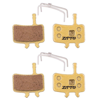 2pairs ZTTO Mountain Bike Full Metal Copper Base Lining Oil Disc Block Brake Pad, Model: MJ-02A - Bicycle Brake Parts by ZTTO | Online Shopping UK | buy2fix