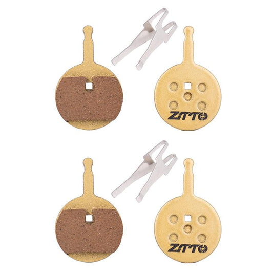 2pairs ZTTO Mountain Bike Full Metal Copper Base Lining Oil Disc Block Brake Pad, Model: MJ-02B - Bicycle Brake Parts by ZTTO | Online Shopping UK | buy2fix