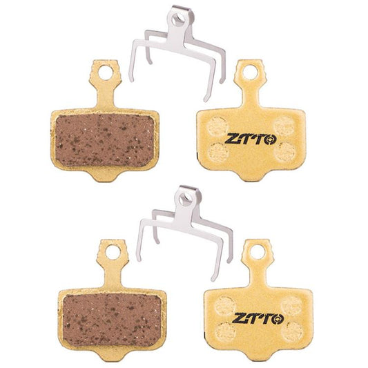 2pairs ZTTO Mountain Bike Full Metal Copper Base Lining Oil Disc Block Brake Pad, Model: MJ-02D - Bicycle Brake Parts by ZTTO | Online Shopping UK | buy2fix