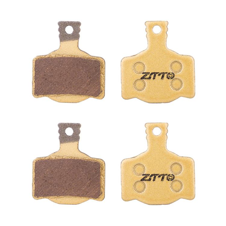2pairs ZTTO Mountain Bike Full Metal Copper Base Lining Oil Disc Block Brake Pad, Model: MJ-03F - Bicycle Brake Parts by ZTTO | Online Shopping UK | buy2fix