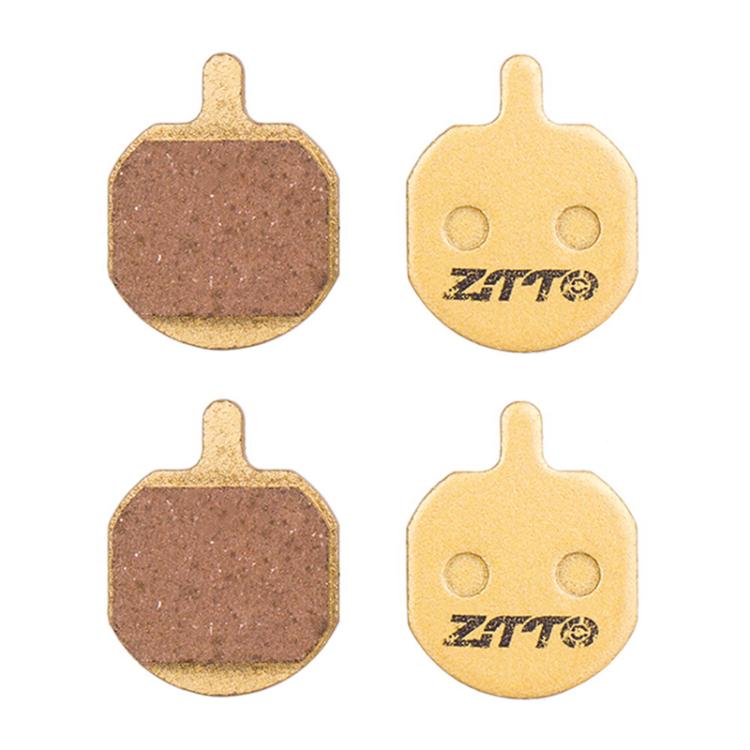 2pairs ZTTO Mountain Bike Full Metal Copper Base Lining Oil Disc Block Brake Pad, Model: MJ-04B - Bicycle Brake Parts by ZTTO | Online Shopping UK | buy2fix