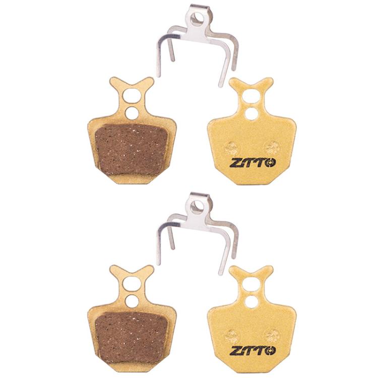 2pairs ZTTO Mountain Bike Full Metal Copper Base Lining Oil Disc Block Brake Pad, Model: MJ-05B - Bicycle Brake Parts by ZTTO | Online Shopping UK | buy2fix