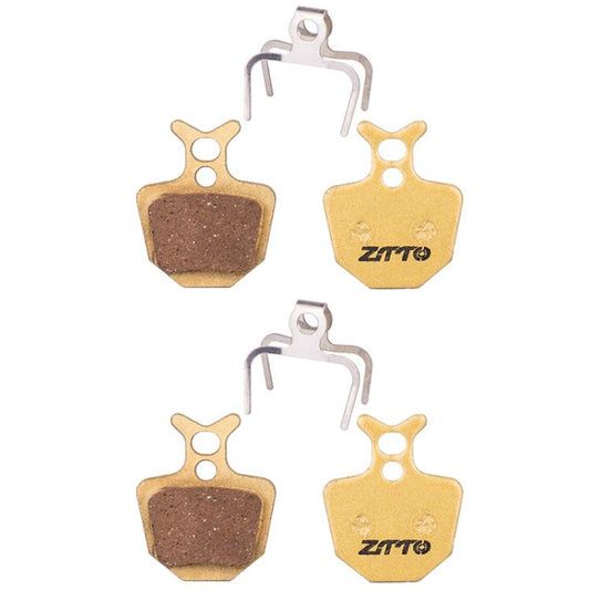 2pairs ZTTO Mountain Bike Full Metal Copper Base Lining Oil Disc Block Brake Pad, Model: MJ-05B - Bicycle Brake Parts by ZTTO | Online Shopping UK | buy2fix