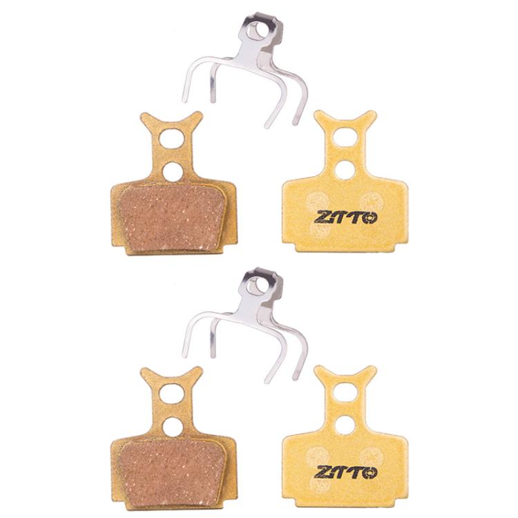 2pairs ZTTO Mountain Bike Full Metal Copper Base Lining Oil Disc Block Brake Pad, Model: MJ-05C - Bicycle Brake Parts by ZTTO | Online Shopping UK | buy2fix