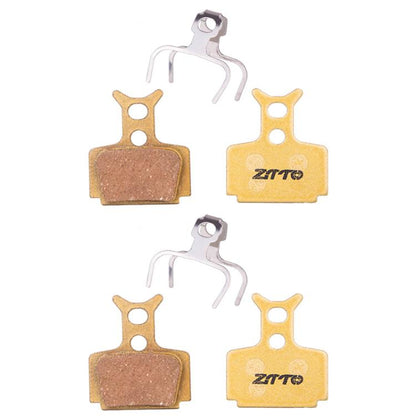 2pairs ZTTO Mountain Bike Full Metal Copper Base Lining Oil Disc Block Brake Pad, Model: MJ-05C - Bicycle Brake Parts by ZTTO | Online Shopping UK | buy2fix