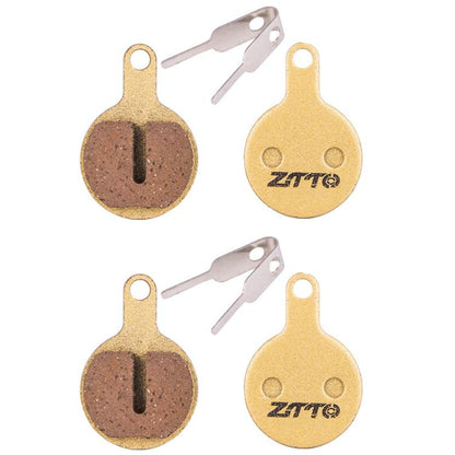 2pairs ZTTO Mountain Bike Full Metal Copper Base Lining Oil Disc Block Brake Pad, Model: MJ-07B - Bicycle Brake Parts by ZTTO | Online Shopping UK | buy2fix
