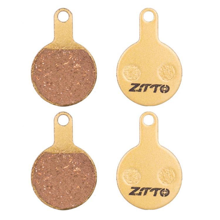 2pairs ZTTO Mountain Bike Full Metal Copper Base Lining Oil Disc Block Brake Pad, Model: MJ-07C - Bicycle Brake Parts by ZTTO | Online Shopping UK | buy2fix