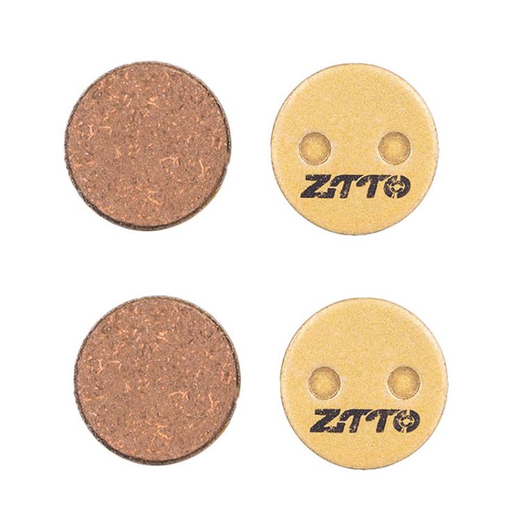 2pairs ZTTO Mountain Bike Full Metal Copper Base Lining Oil Disc Block Brake Pad, Model: MJ-08A - Bicycle Brake Parts by ZTTO | Online Shopping UK | buy2fix