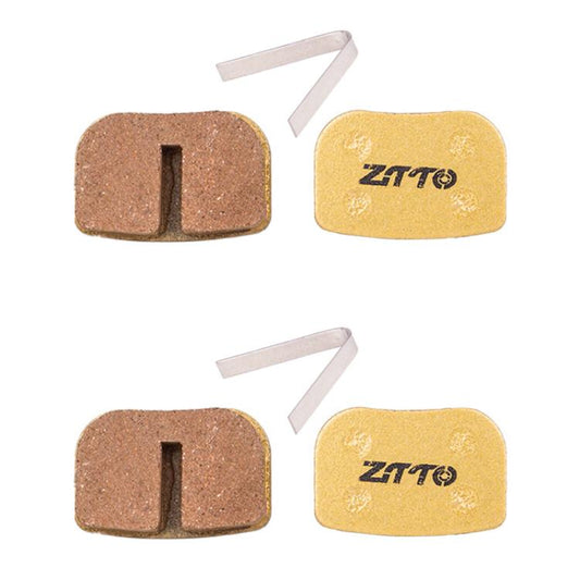 2pairs ZTTO Mountain Bike Full Metal Copper Base Lining Oil Disc Block Brake Pad, Model: MJ-08B - Bicycle Brake Parts by ZTTO | Online Shopping UK | buy2fix