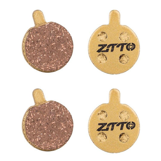 2pairs ZTTO Mountain Bike Full Metal Copper Base Lining Oil Disc Block Brake Pad, Model: MJ-11C - Bicycle Brake Parts by ZTTO | Online Shopping UK | buy2fix