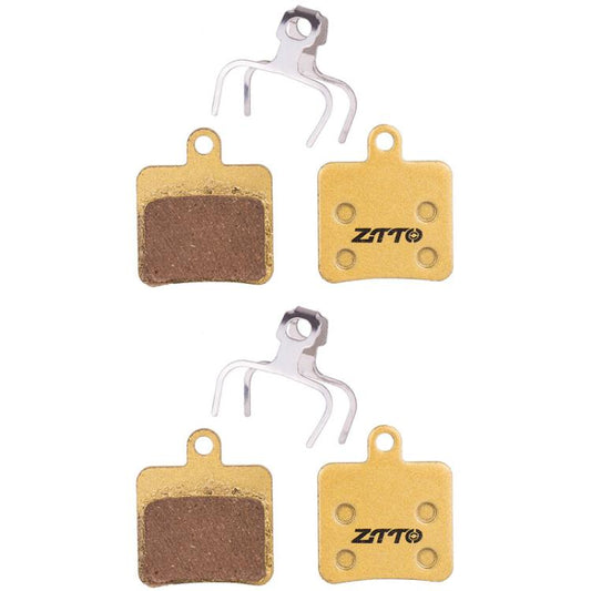 2pairs ZTTO Mountain Bike Full Metal Copper Base Lining Oil Disc Block Brake Pad, Model: MJ-11D - Bicycle Brake Parts by ZTTO | Online Shopping UK | buy2fix