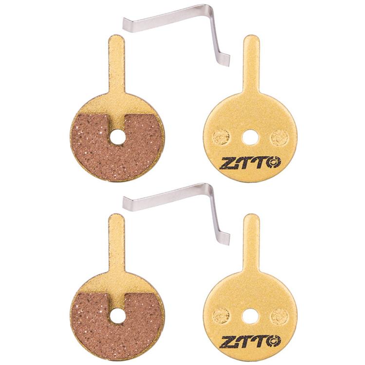 2pairs ZTTO Mountain Bike Full Metal Copper Base Lining Oil Disc Block Brake Pad, Model: MJ-11G - Bicycle Brake Parts by ZTTO | Online Shopping UK | buy2fix