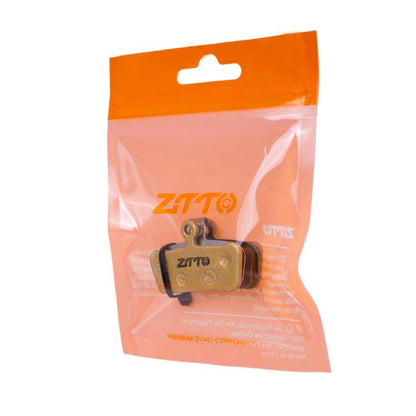 2pairs ZTTO Mountain Bike Full Metal Copper Base Lining Oil Disc Block Brake Pad, Model: MJ-11A - Bicycle Brake Parts by ZTTO | Online Shopping UK | buy2fix